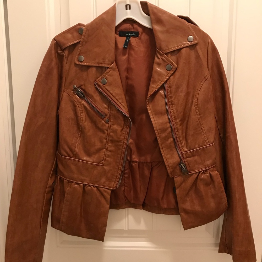 Leather jacket